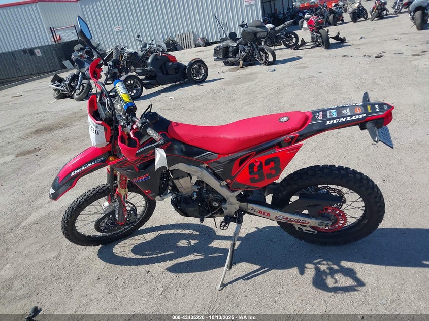 2024 Honda Crf450 Rl VIN: JH2PD1119RK501865 Lot: 43435220