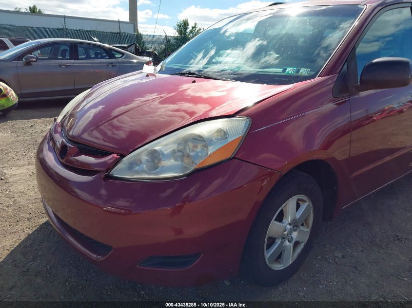 2009 Toyota Sienna Le VIN: 5TDZK23C29S268240 Lot: 43435285