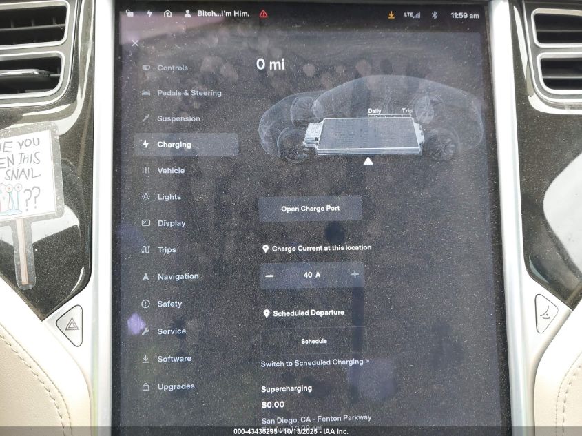 2014 Tesla Model S P85 VIN: 5YJSA1H13EFP36108 Lot: 43435295