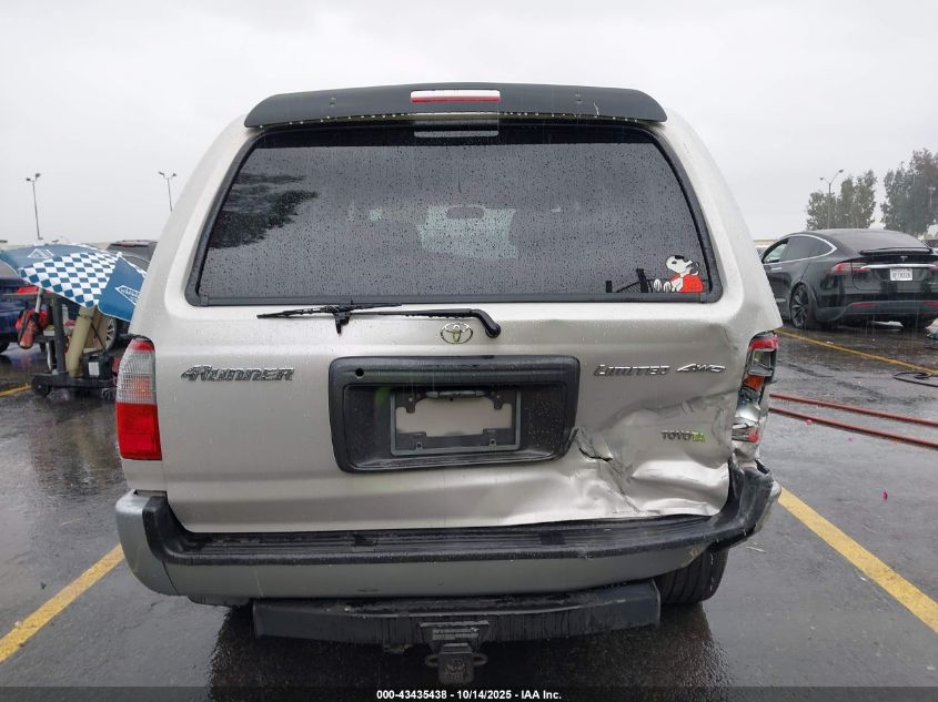 2000 Toyota 4Runner Limited V6 VIN: JT3HN87R4Y9034929 Lot: 43435438