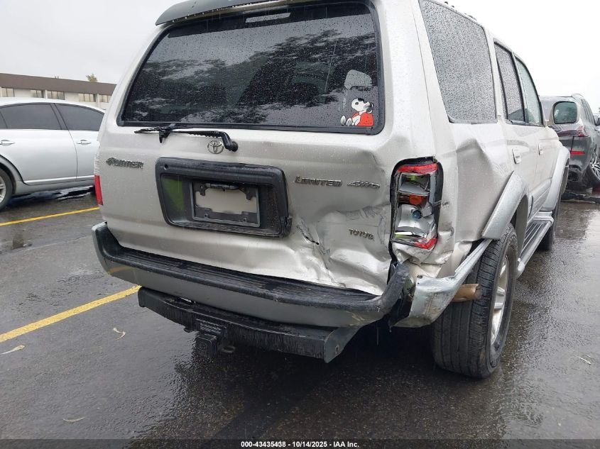 2000 Toyota 4Runner Limited V6 VIN: JT3HN87R4Y9034929 Lot: 43435438