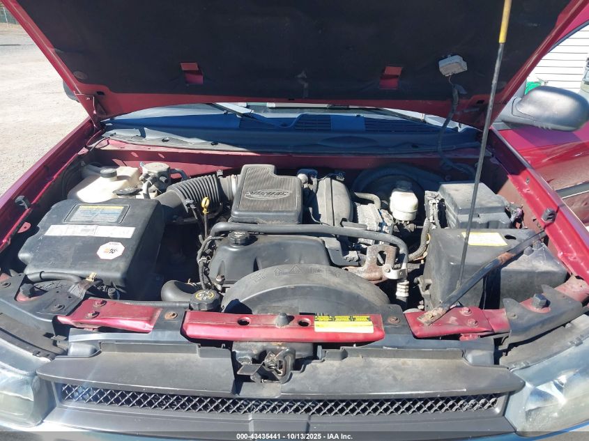 2002 Chevrolet Trailblazer Lt VIN: 1GNDT13S822523955 Lot: 43435441