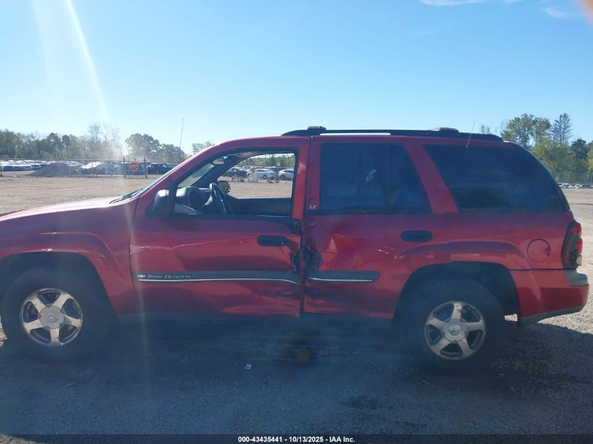 2002 Chevrolet Trailblazer Lt VIN: 1GNDT13S822523955 Lot: 43435441