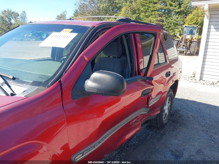 2002 Chevrolet Trailblazer Lt VIN: 1GNDT13S822523955 Lot: 43435441