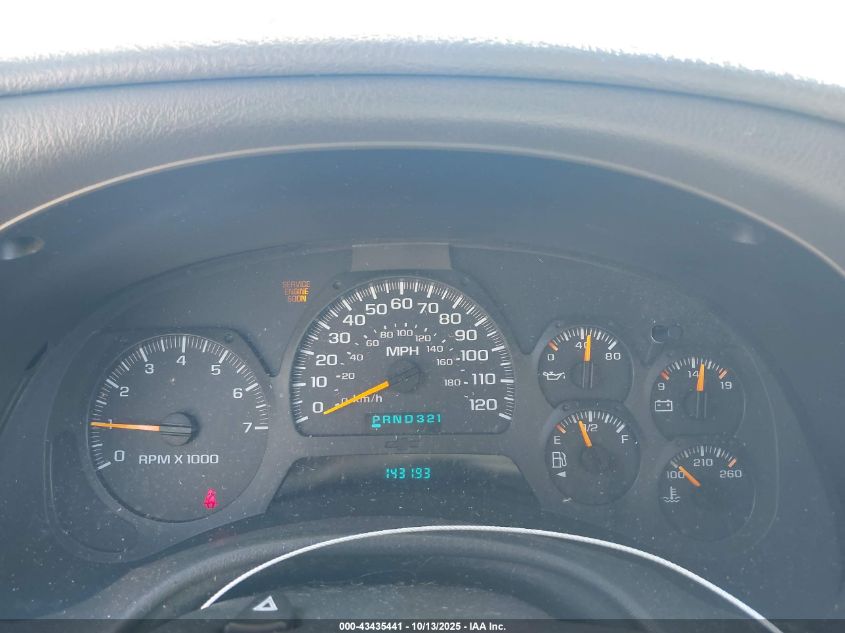 2002 Chevrolet Trailblazer Lt VIN: 1GNDT13S822523955 Lot: 43435441