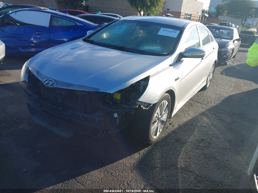 2013 HYUNDAI SONATA HYBRID LIMITED KMHEC4A46DA072UNK