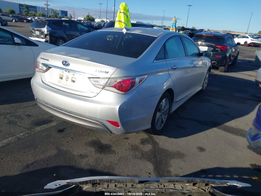 2013 HYUNDAI SONATA HYBRID LIMITED KMHEC4A46DA072UNK