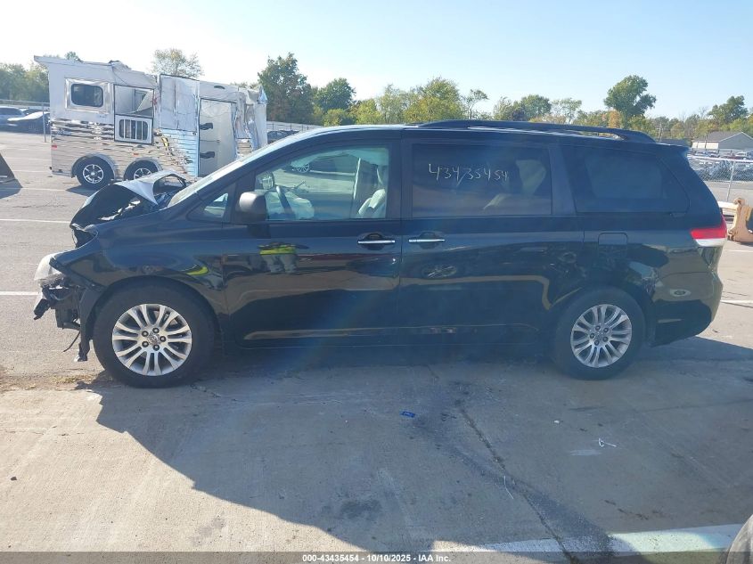 2013 Toyota Sienna Xle V6 8 Passenger VIN: 5TDYK3DC0DS314043 Lot: 43435454