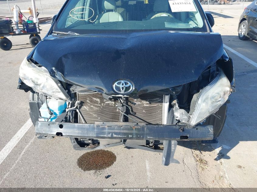 2013 Toyota Sienna Xle V6 8 Passenger VIN: 5TDYK3DC0DS314043 Lot: 43435454