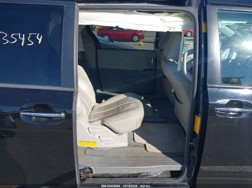 2013 Toyota Sienna Xle V6 8 Passenger VIN: 5TDYK3DC0DS314043 Lot: 43435454