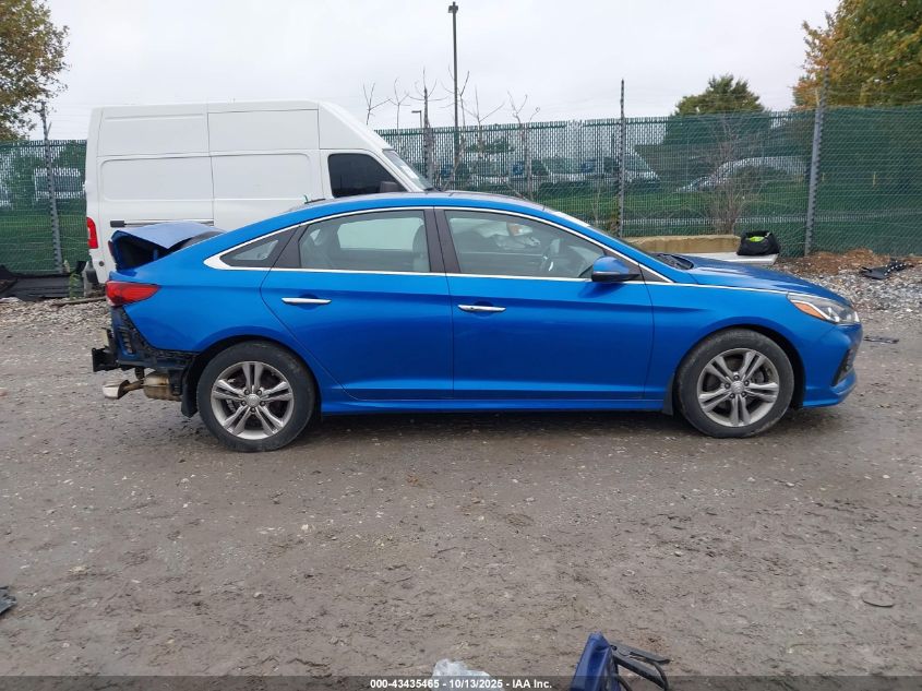 2018 Hyundai Sonata Sel VIN: 5NPE34AF7JH623661 Lot: 43435465