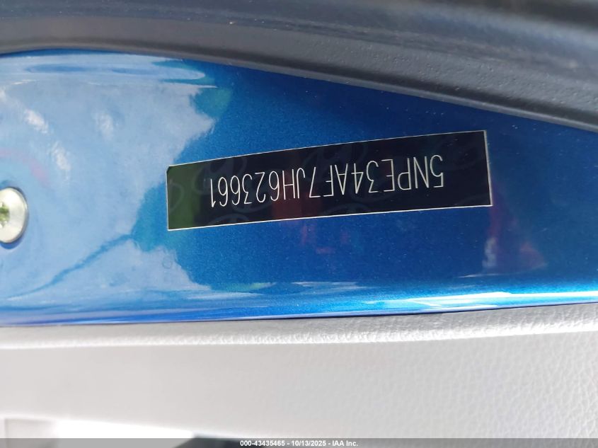 2018 Hyundai Sonata Sel VIN: 5NPE34AF7JH623661 Lot: 43435465