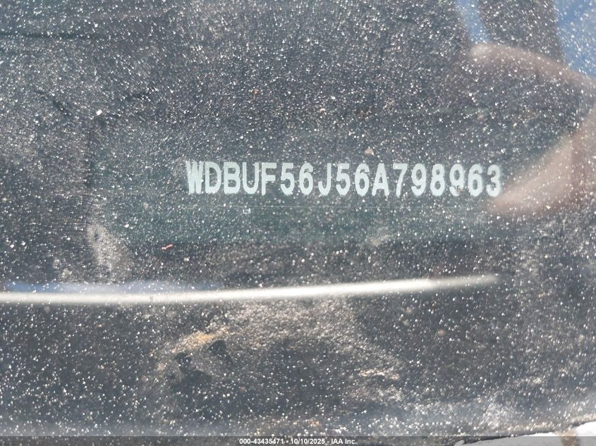 2006 Mercedes-Benz E 350 VIN: WDBUF56J56A798963 Lot: 43435471