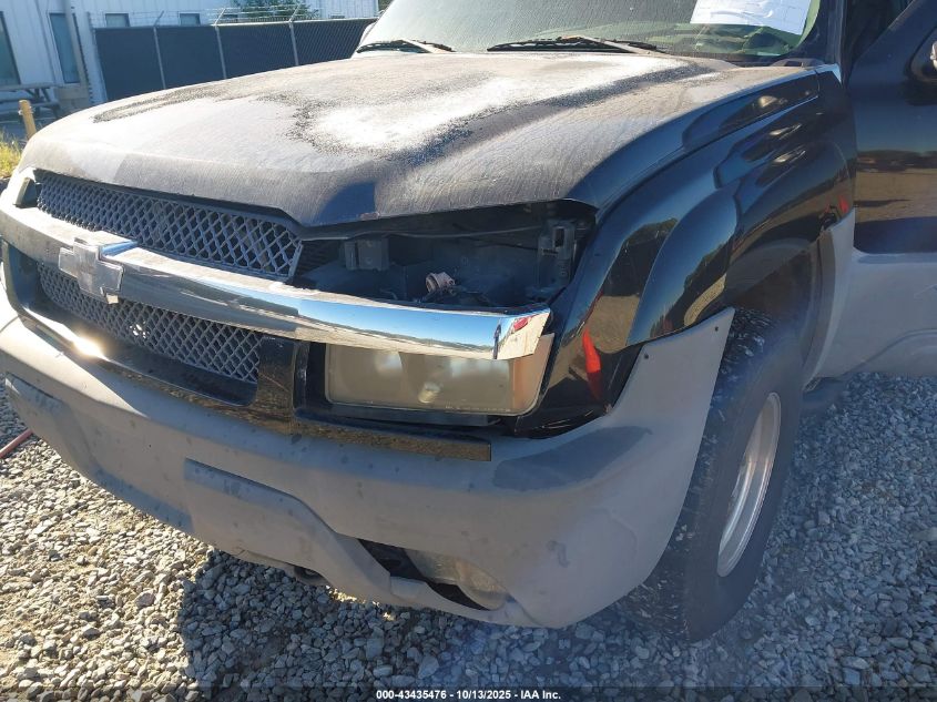 2002 Chevrolet Avalanche 1500 VIN: 3GNEC13T02G156621 Lot: 43435476