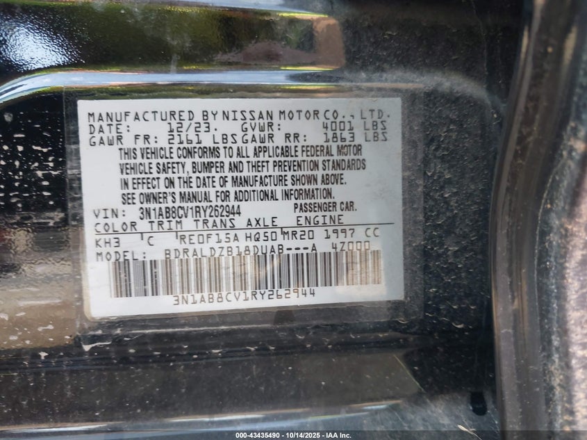 VIN 3KPF24AD5RE808040 2024 KIA FORTE LXS