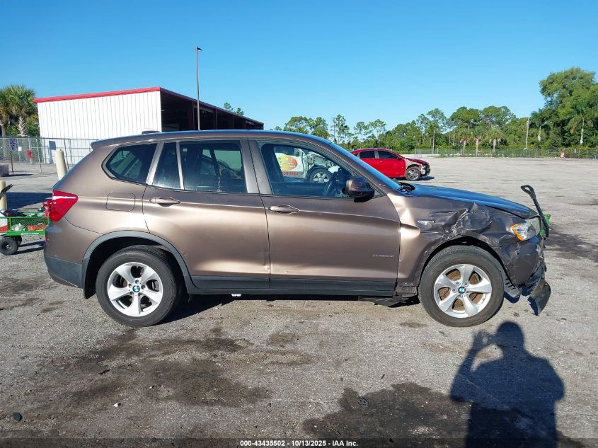2011 BMW X3 xDrive28I VIN: 5UXWX5C57BL705114 Lot: 43435502