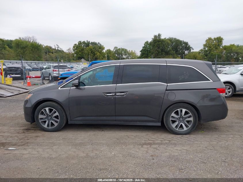 2014 Honda Odyssey Touring/Touring Elite VIN: 5FNRL5H97EB065709 Lot: 43435518