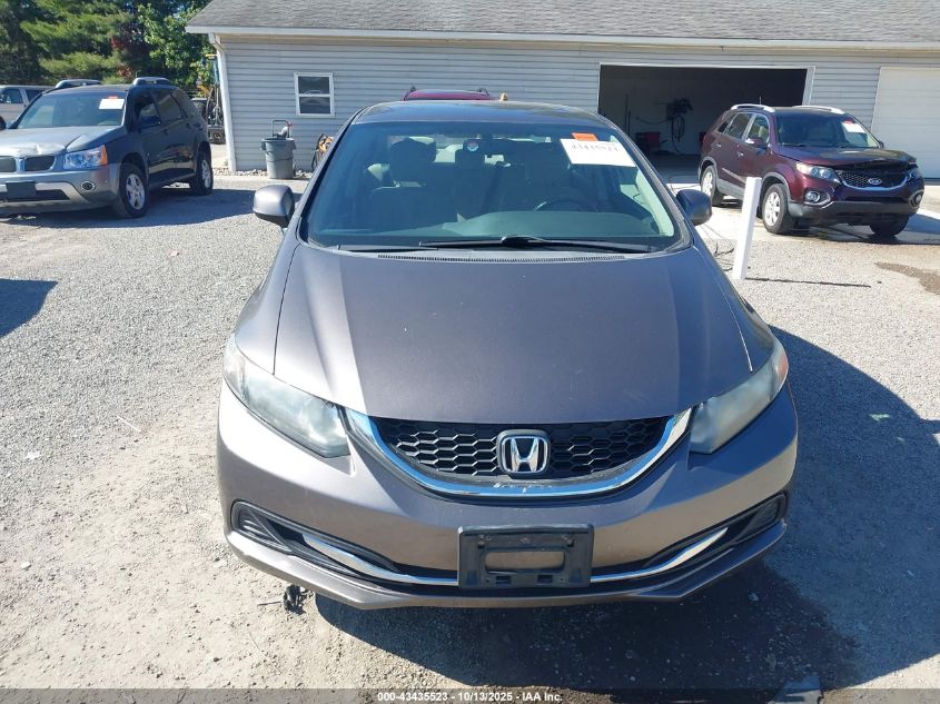 2013 Honda Civic Lx VIN: 19XFB2F51DE036439 Lot: 43435523
