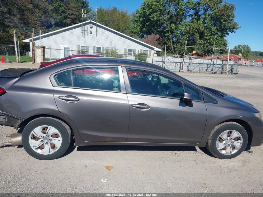 2013 Honda Civic Lx VIN: 19XFB2F51DE036439 Lot: 43435523