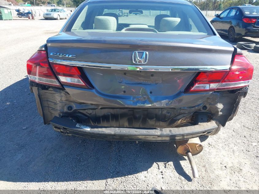 2013 Honda Civic Lx VIN: 19XFB2F51DE036439 Lot: 43435523