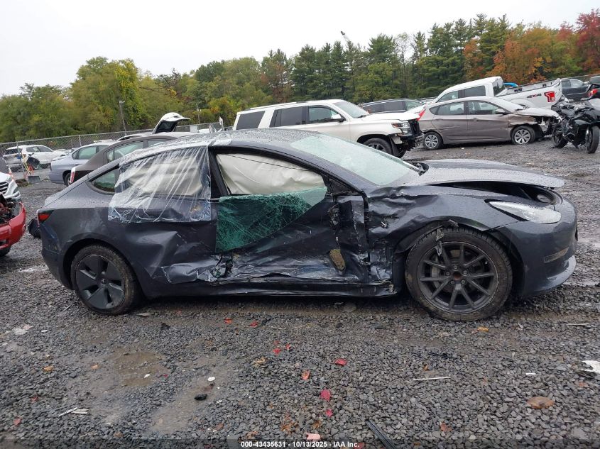 2023 Tesla Model 3 Rear-Wheel Drive VIN: 5YJ3E1EA7PF677600 Lot: 43435631