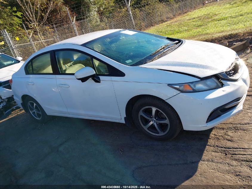 2015 Honda Civic Se VIN: 2HGFB2F70FH554195 Lot: 43435660