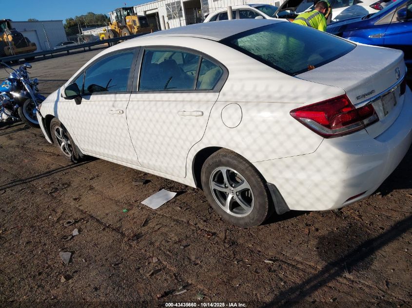 2015 Honda Civic Se VIN: 2HGFB2F70FH554195 Lot: 43435660