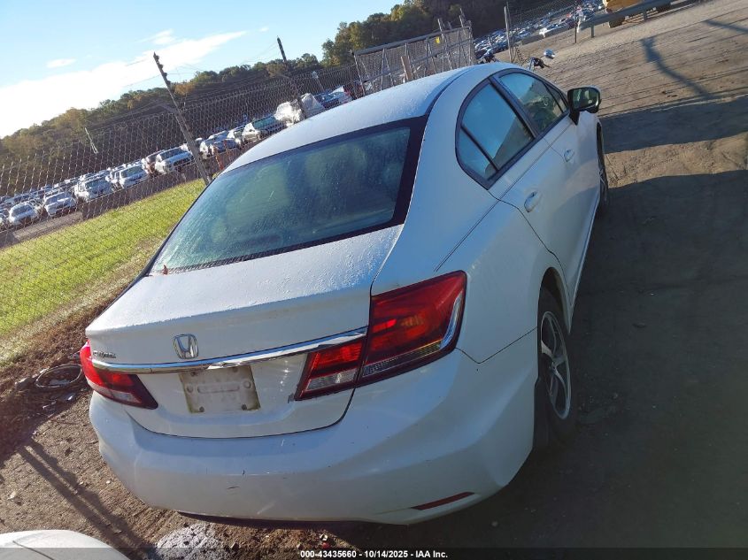 2015 Honda Civic Se VIN: 2HGFB2F70FH554195 Lot: 43435660