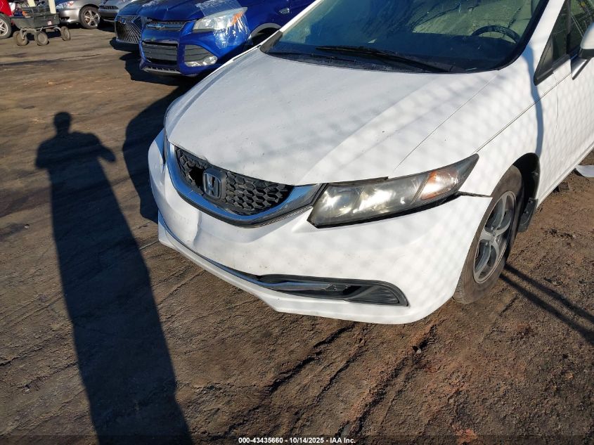 2015 Honda Civic Se VIN: 2HGFB2F70FH554195 Lot: 43435660