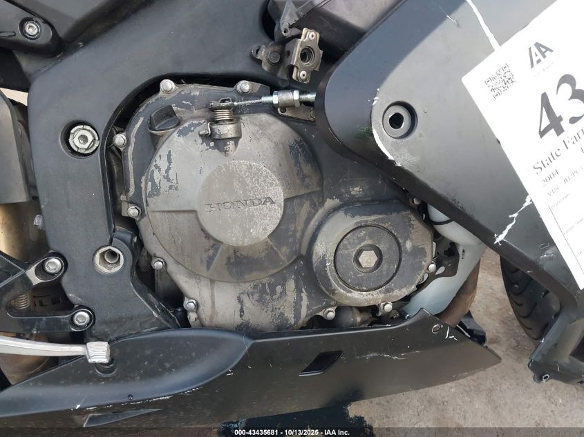 2004 Honda Cbr600 Rr VIN: JH2PC37094M103775 Lot: 43435681