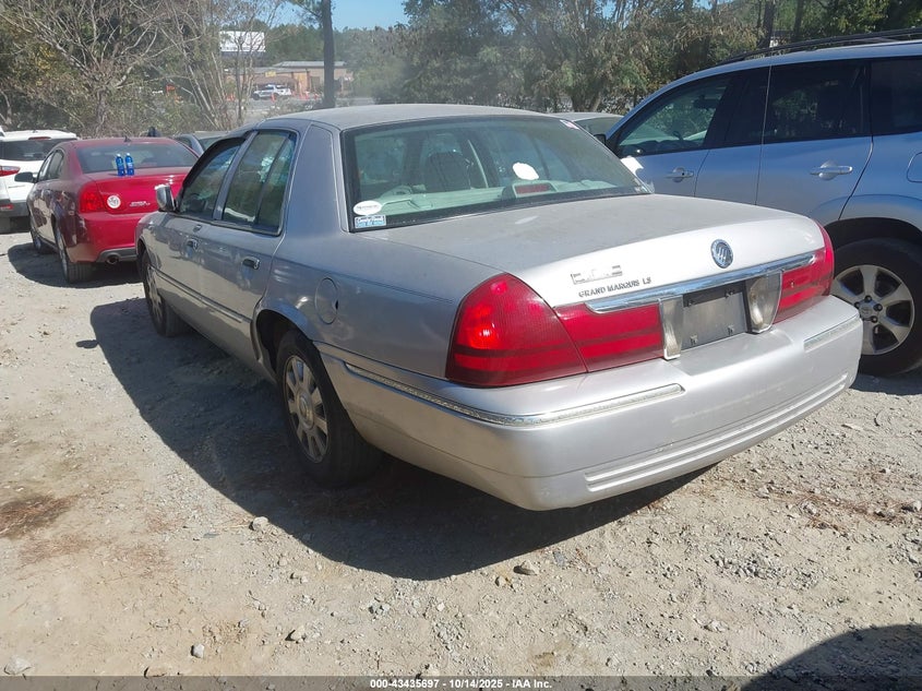 2MEFM75W25X671441 2005 MERCURY GRAND MARQUIS photo no. 3