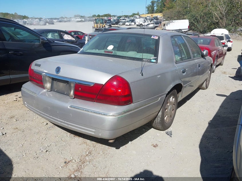 2MEFM75W25X671441 2005 MERCURY GRAND MARQUIS photo no. 4
