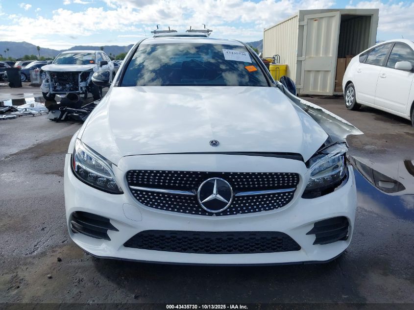 2019 Mercedes-Benz C 300 VIN: 55SWF8DB6KU313978 Lot: 43435730