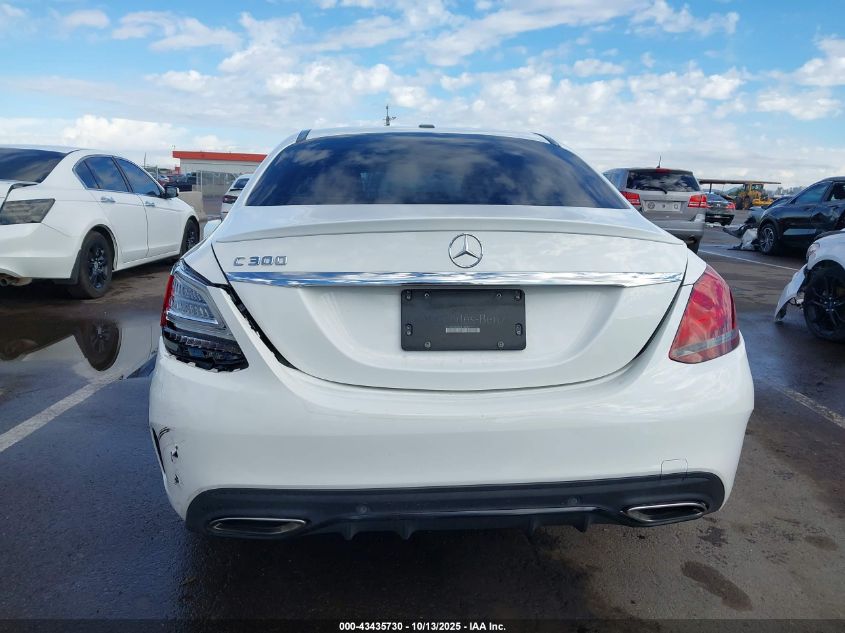 2019 Mercedes-Benz C 300 VIN: 55SWF8DB6KU313978 Lot: 43435730