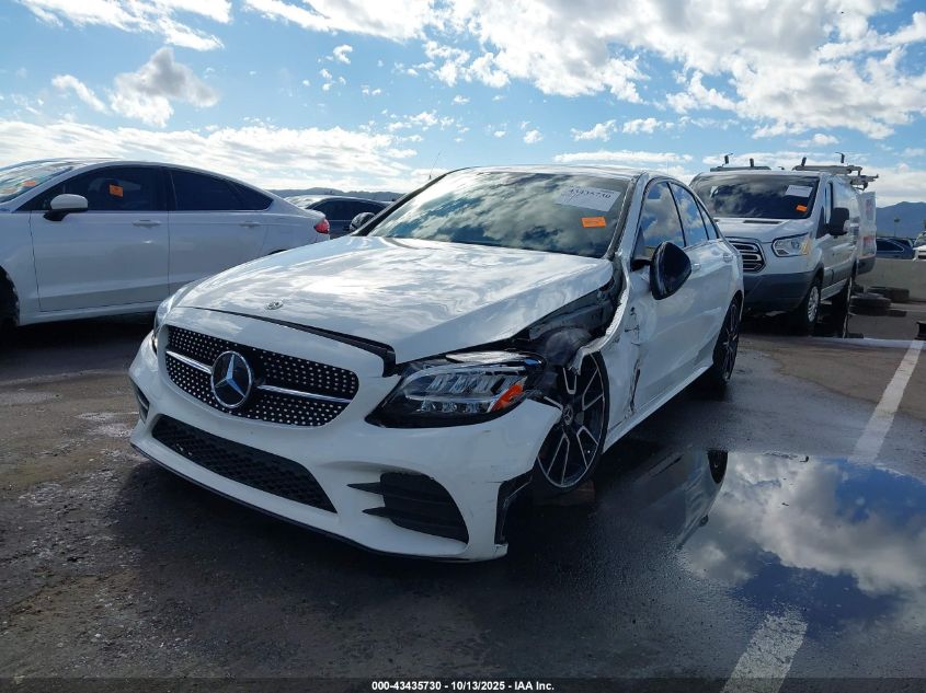 2019 Mercedes-Benz C 300 VIN: 55SWF8DB6KU313978 Lot: 43435730