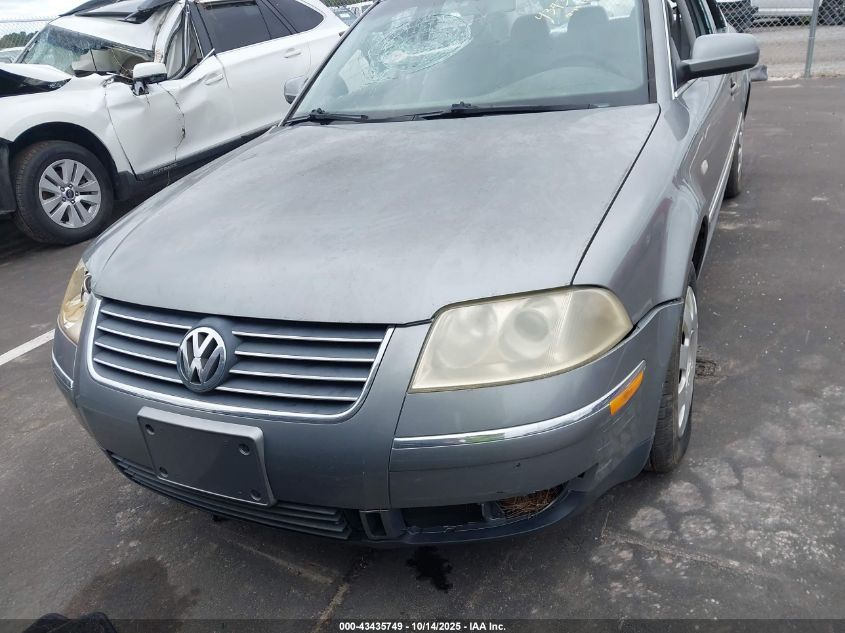 2003 Volkswagen Passat Gl VIN: WVWMD63BX3P038840 Lot: 43435749