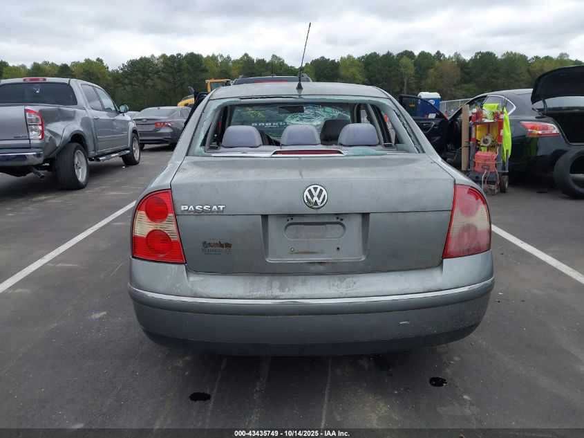 2003 Volkswagen Passat Gl VIN: WVWMD63BX3P038840 Lot: 43435749