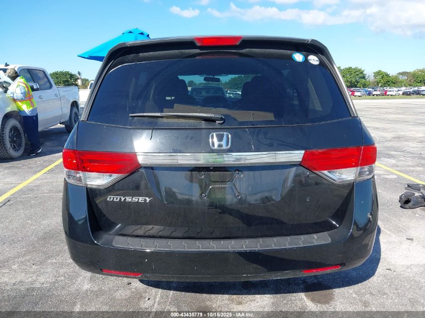 2014 Honda Odyssey Ex VIN: 5FNRL5H43EB031206 Lot: 43435779