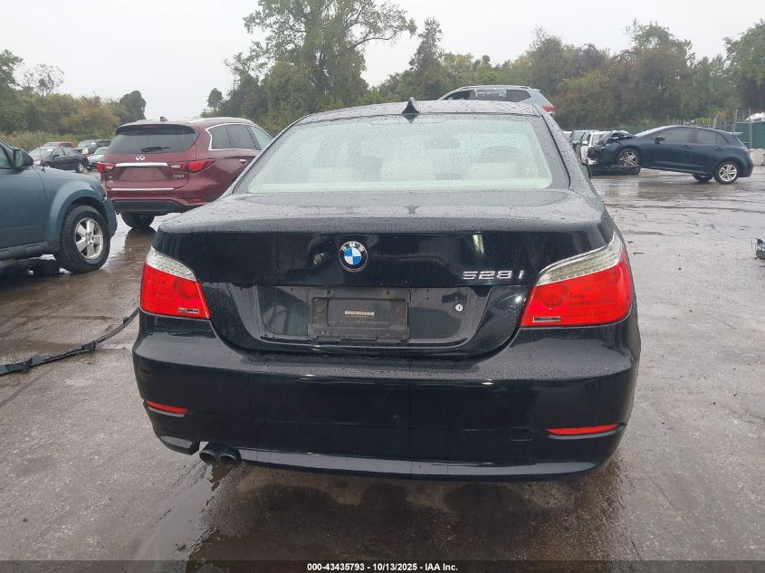 2008 BMW 528I VIN: WBANU53548CT12912 Lot: 43435793