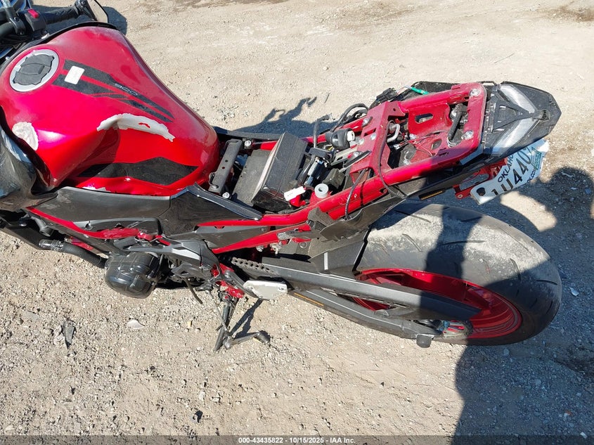 2024 Kawasaki Zr900 F VIN: ML5ZRDF17RDA72062 Lot: 43435822