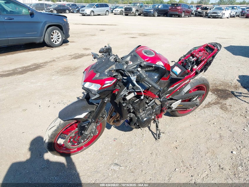 2024 Kawasaki Zr900 F VIN: ML5ZRDF17RDA72062 Lot: 43435822