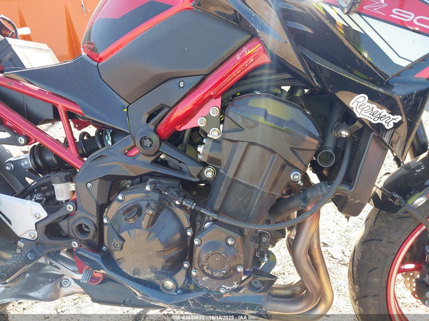 2024 Kawasaki Zr900 F VIN: ML5ZRDF17RDA72062 Lot: 43435822