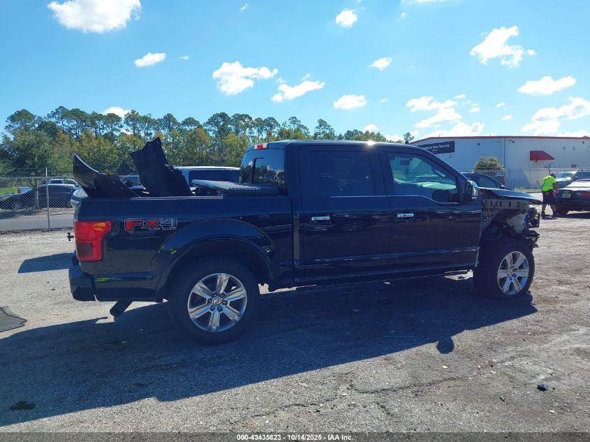 2020 Ford F-150 Platinum VIN: 1FTEW1E47LFB42952 Lot: 43435823