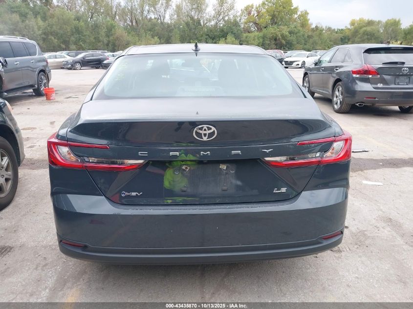 2025 Toyota Camry Le VIN: 4T1DAACK4SU004478 Lot: 43435870