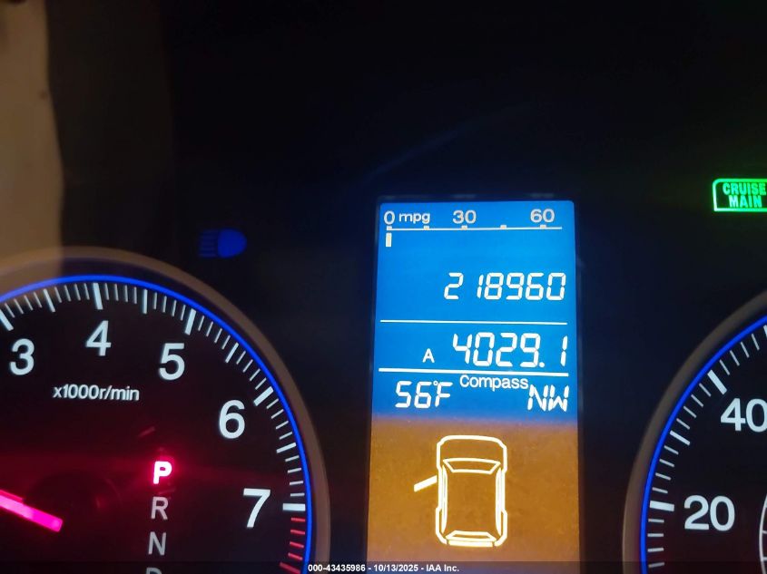 2010 Honda Cr-V Ex VIN: 5J6RE4H54AL092577 Lot: 43435986