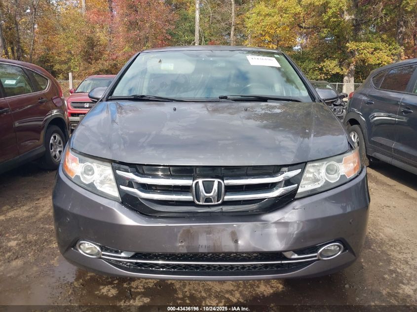 2014 Honda Odyssey Touring/Touring Elite VIN: 5FNRL5H97EB029325 Lot: 43436196