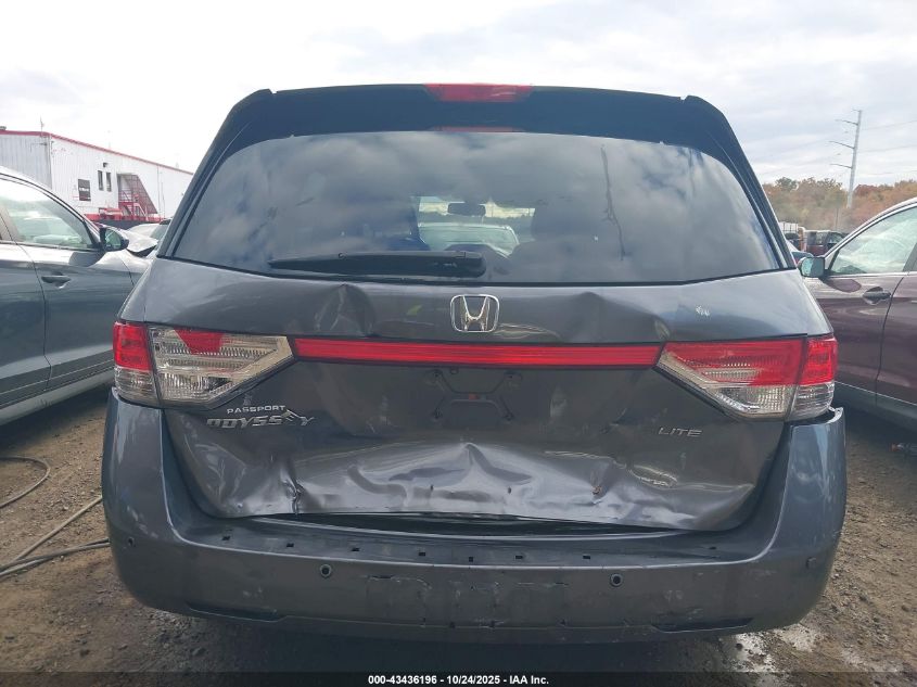 2014 Honda Odyssey Touring/Touring Elite VIN: 5FNRL5H97EB029325 Lot: 43436196