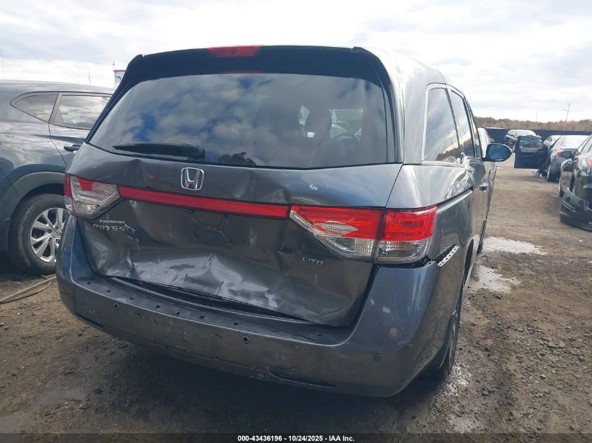 2014 Honda Odyssey Touring/Touring Elite VIN: 5FNRL5H97EB029325 Lot: 43436196