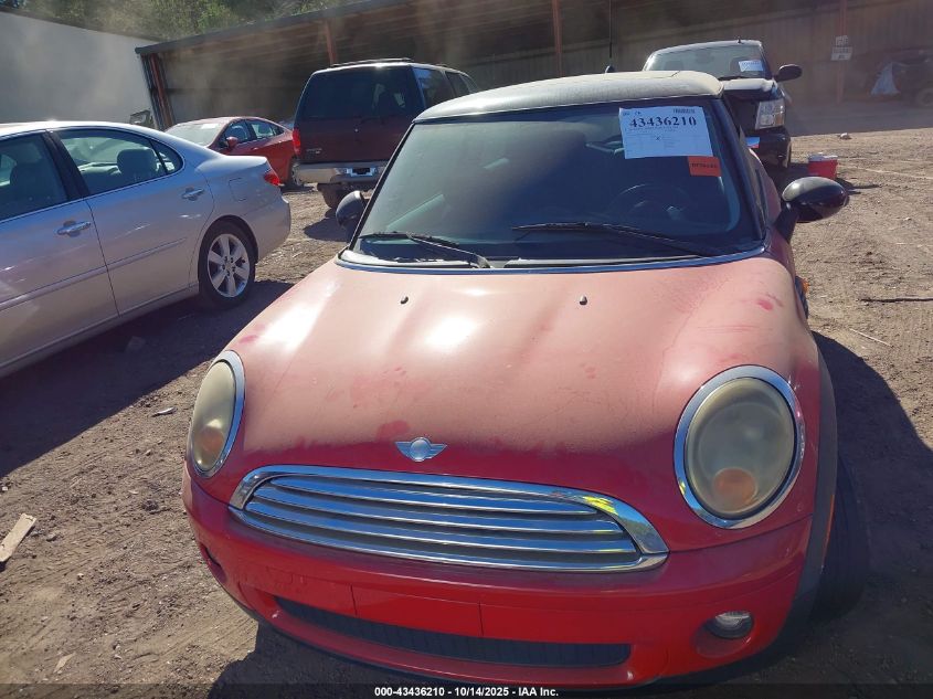 2008 Mini Cooper VIN: WMWMF33588TT63730 Lot: 43436210