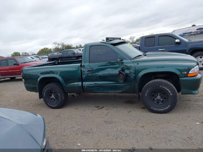 1999 Dodge Dakota Slt/Sport VIN: 1B7GG26Y0XS261615 Lot: 43436216